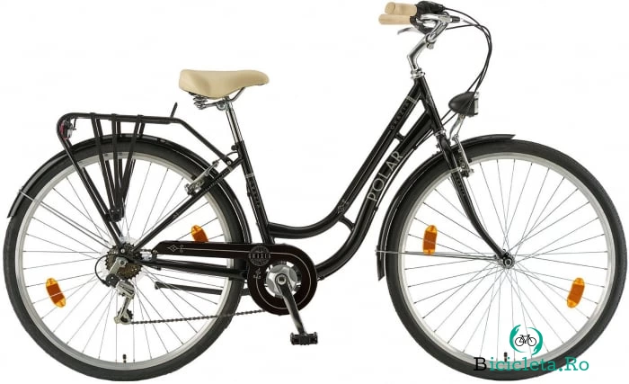 Bicicleta Oras Polar Grazia Retro 6s - 28 inch, M, Negru la 1,090.00 lei ron