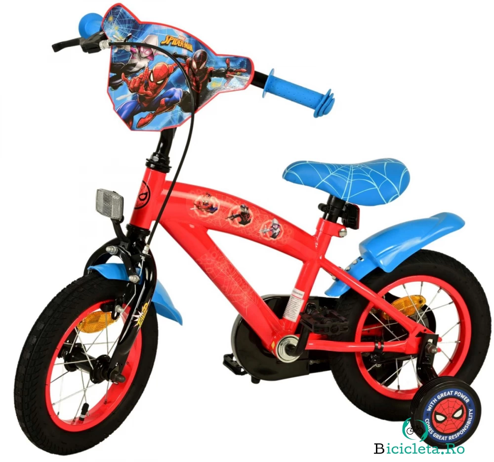 Bicicleta EL Spiderman ND 12 inch