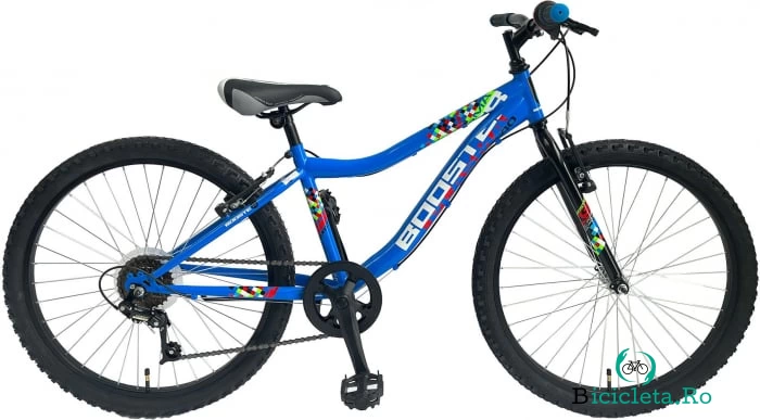Bicicleta Copii Booster 2023 Plasma - 24 Inch, Albastru la 749.00 lei ron