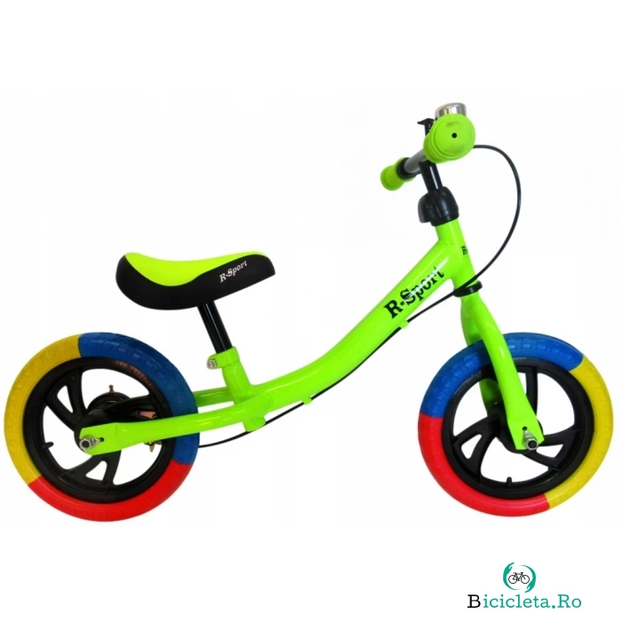 Bicicleta fara pedale R-Sport R6 verde
