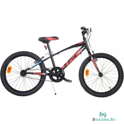 Bicicleta copii Dino Bikes 20\' MTB baieti Sport negru