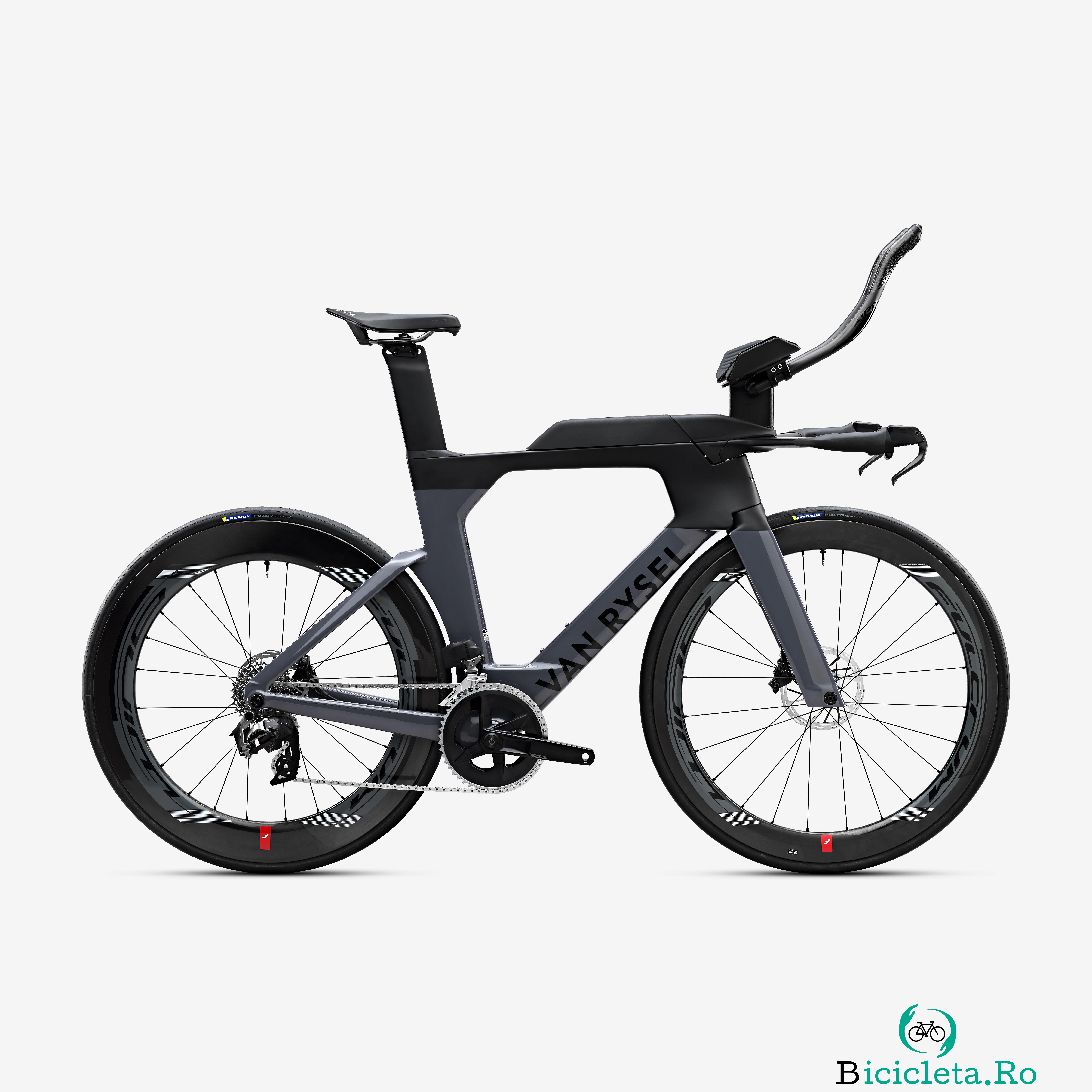 Bicicletă XCR TRI RIVAL AXS POWER ROȚI SWISS SIDE HADRON 625/800