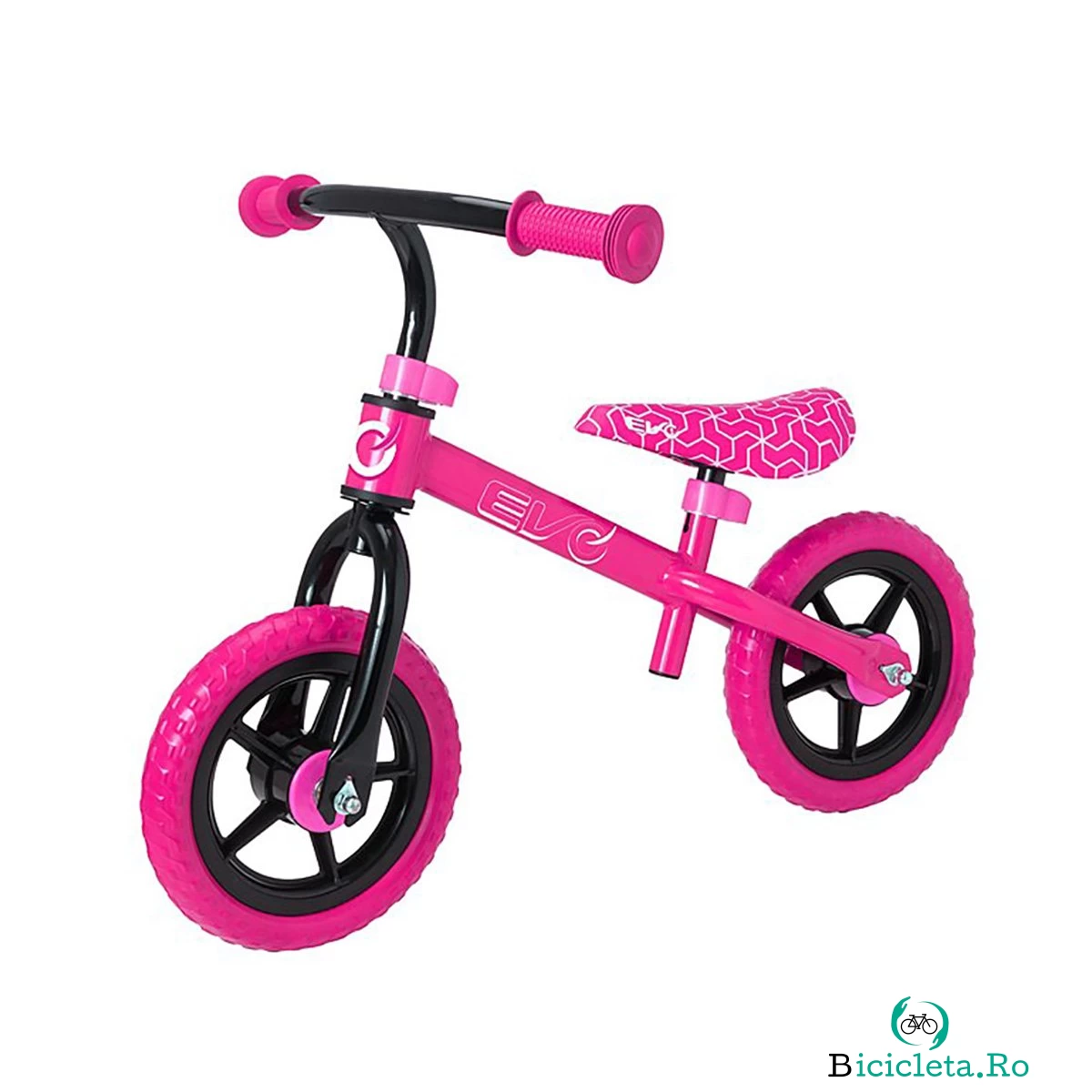 Bicicleta fara pedale, Evo, Balance Bike, 10 inch, Roz