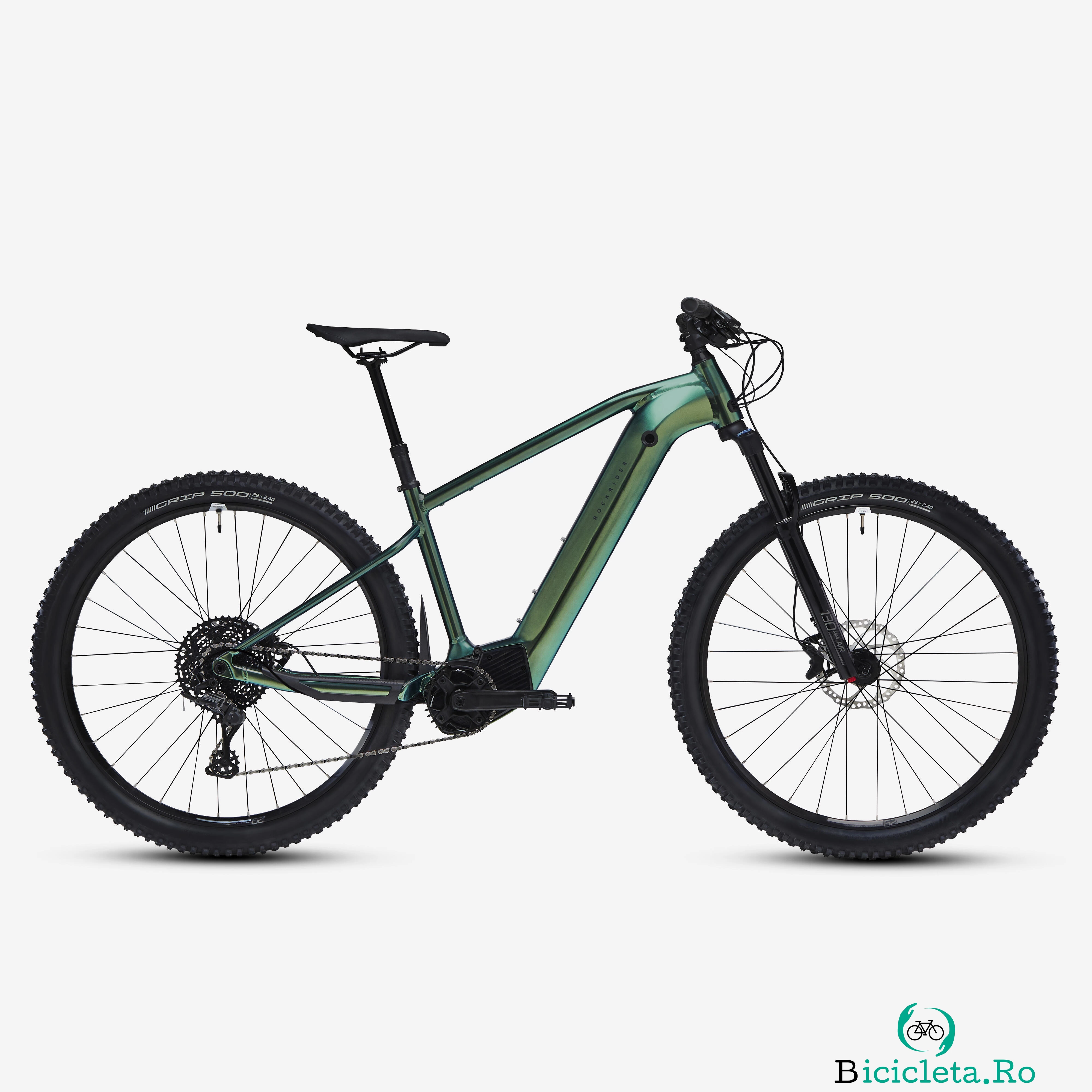 Bicicletă MTB electrică semi-rigidă 29" E-EXPL 700 Verde