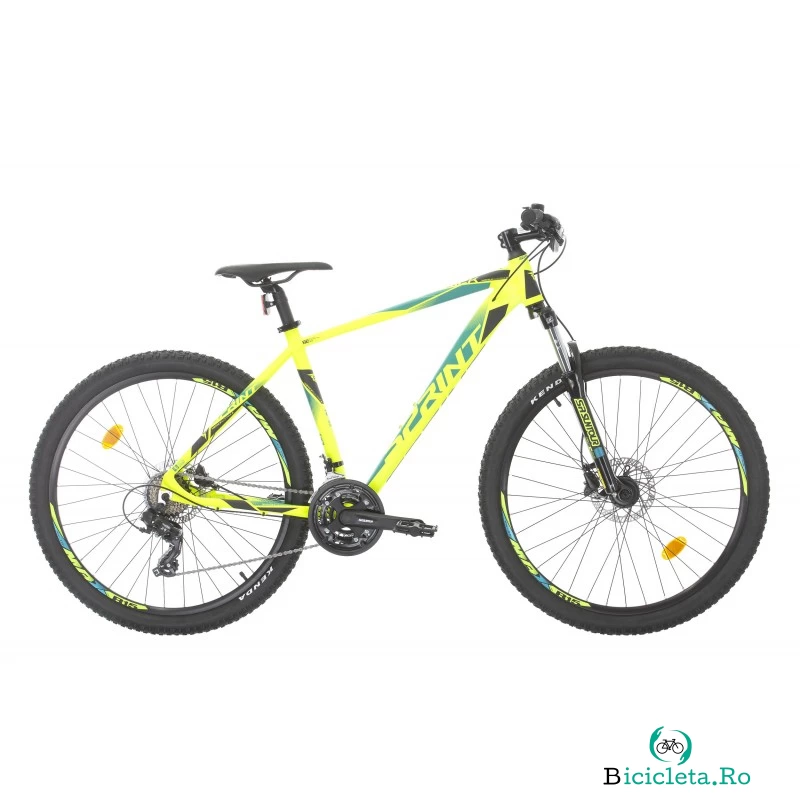 Bicicleta MTB Sprint Maverick 29 Verde Neon Mat 440mm